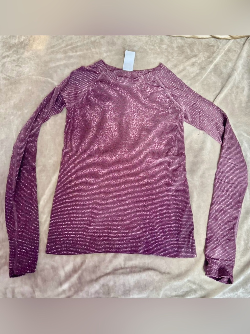 Purple/burgundy Athleta Top Sparkle Size XXS